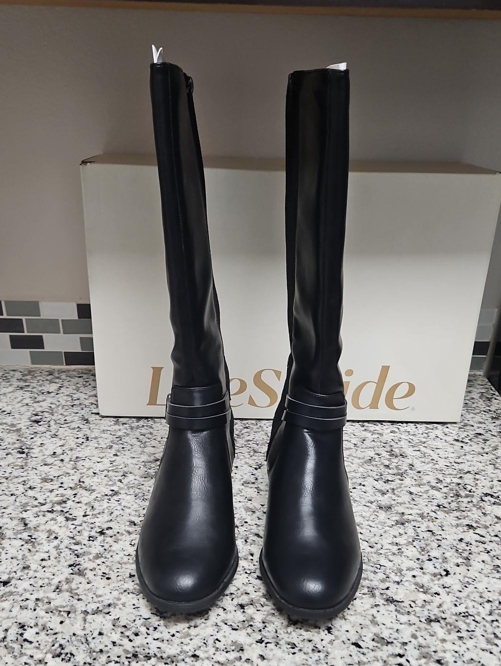 LIFESTRIDE TALL BOOT - ATHENA - BLACK - 9.5 WIDE WIDTH. NOT WIDE CALF